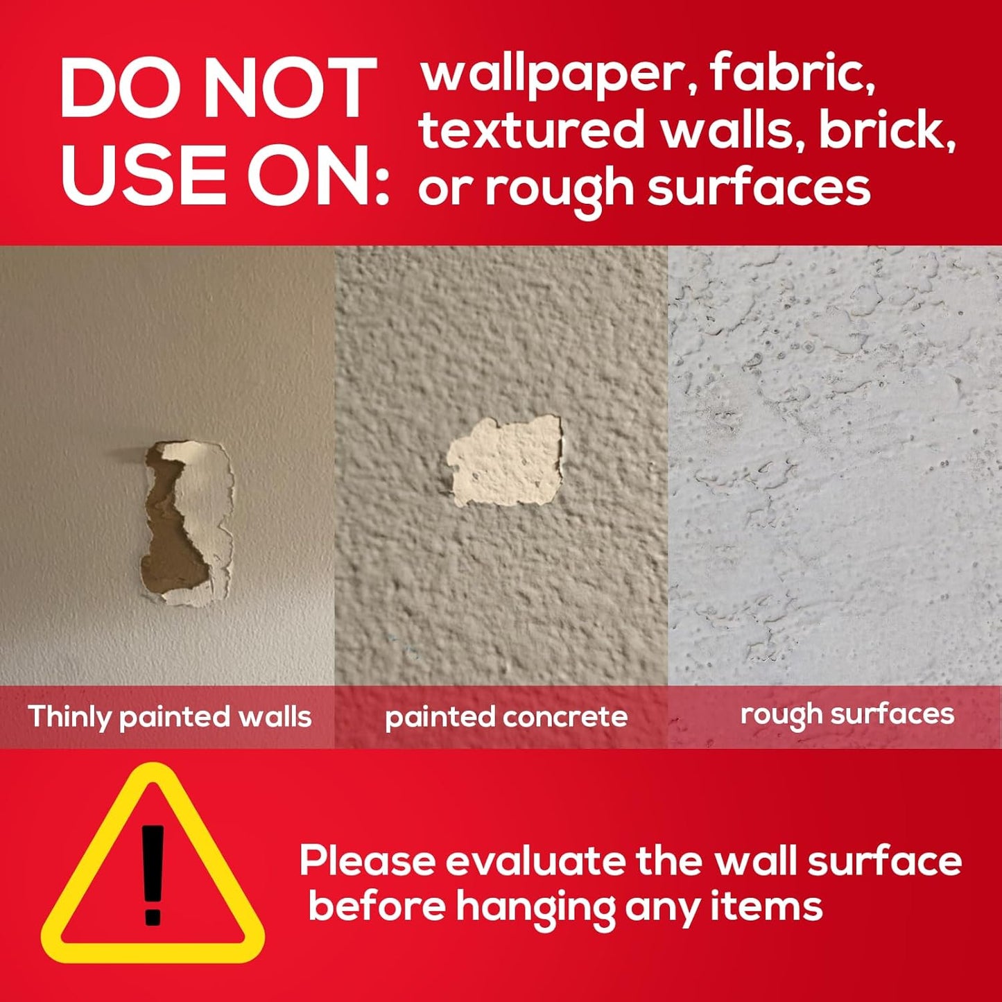 Adhesive Screw Hooks - No Drill, No Damage, Holds 5kg | Wall, Tile & Glass