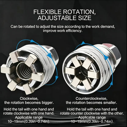 Multi-Function Universal Socket Wrench Tool - Universal Maintenance Tool, Adjustable Universal Socket Wrench