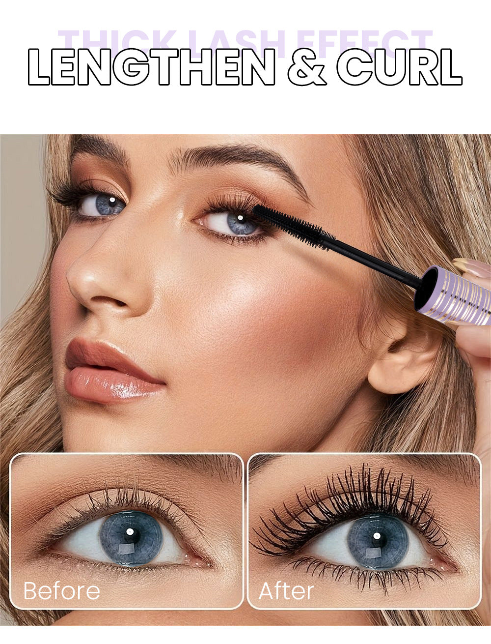 💜 Final 3 hours Buy 1 get 1 free !! 💜No Smudge Mascara for Dramatic Full Lashes