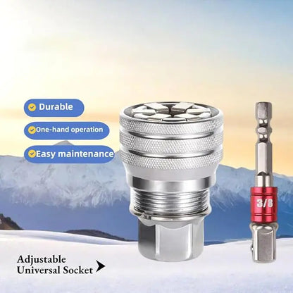 Multi-Function Universal Socket Wrench Tool - Universal Maintenance Tool, Adjustable Universal Socket Wrench